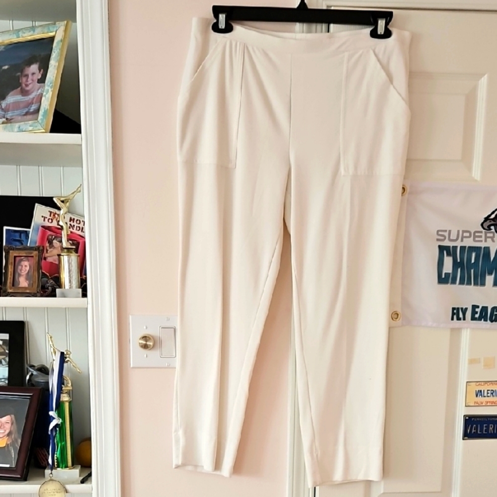 Winter White XL Pull-On Pants w/pockets